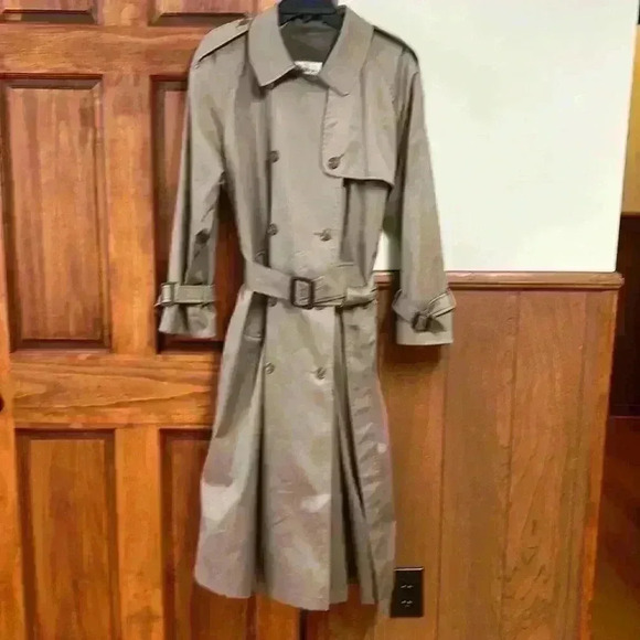 Worthington Khaki Trench/All Weather Coat Fully Lined..Removeable Liner Size 10 - Picture 12 of 16